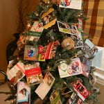 Display Holiday Cards in your Christmas tree.