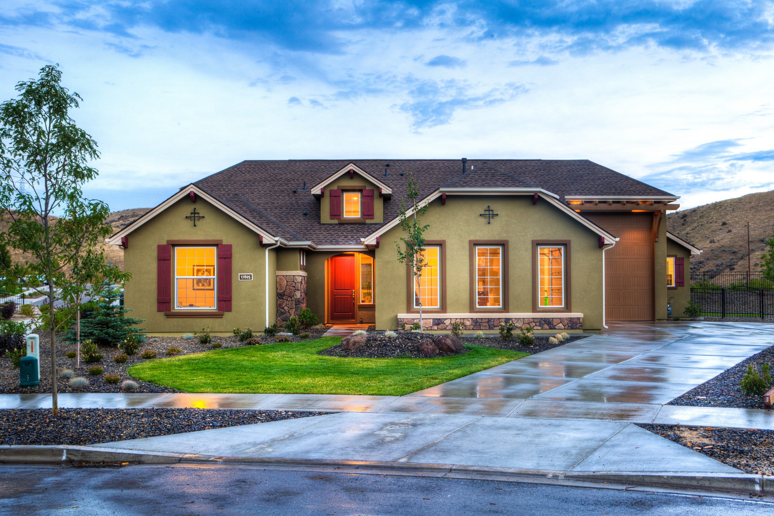 Image of a home with fresh coat of exterior paint